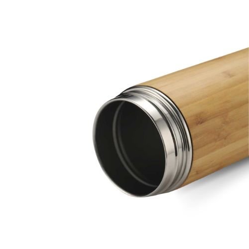 Bamboo Flask with Temperature Display