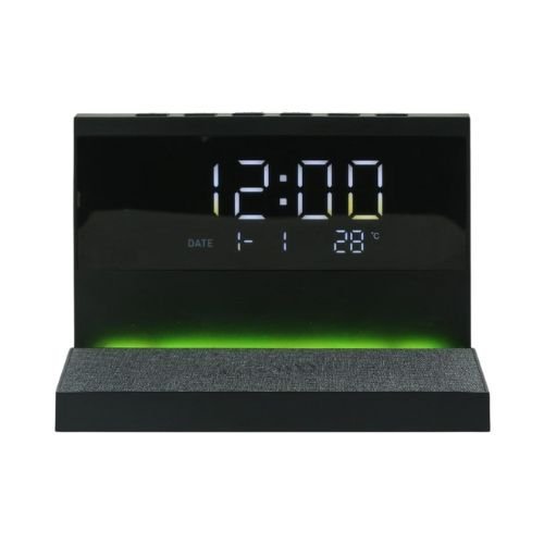 Alarm Clock 15W Wireless Charger & Night Light