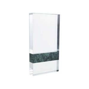 Rectangle Marble and Crystal Awards with Gift Box