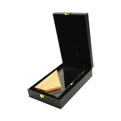 Rectangle Wooden Crystal Awards in Hardboard Box