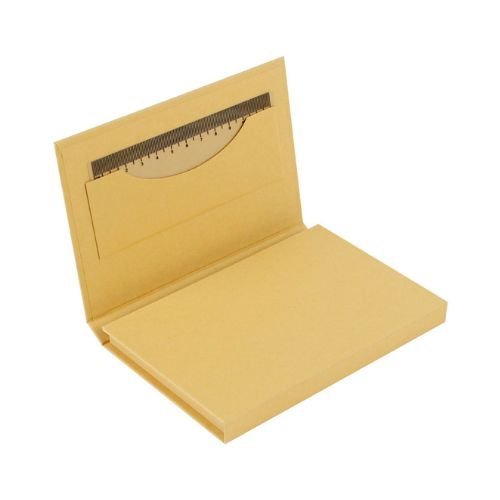 Tri-Fold Notepad with Sticky Notes
