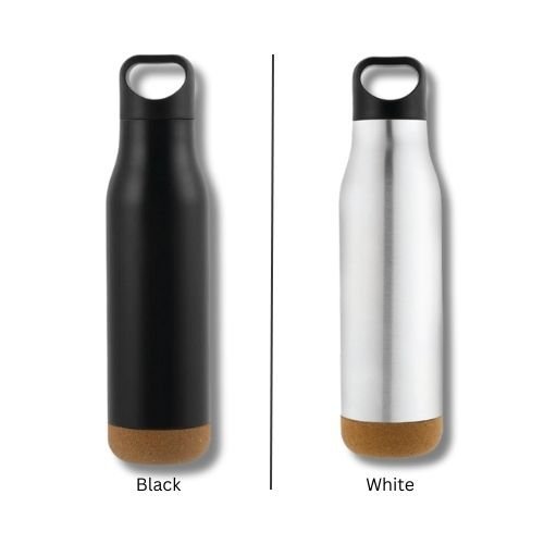 Giftology Insulated Water Bottle with Cork Base