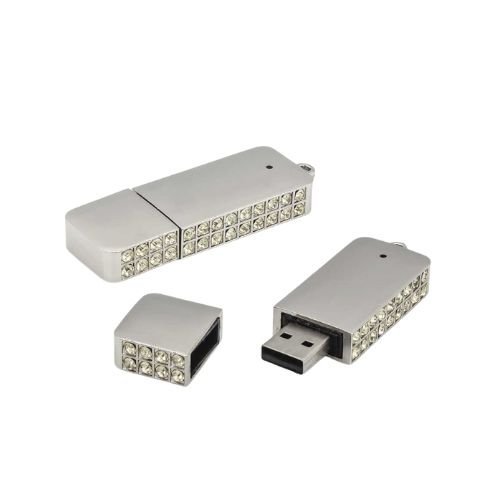 Crystal Studded USB Flash Drive