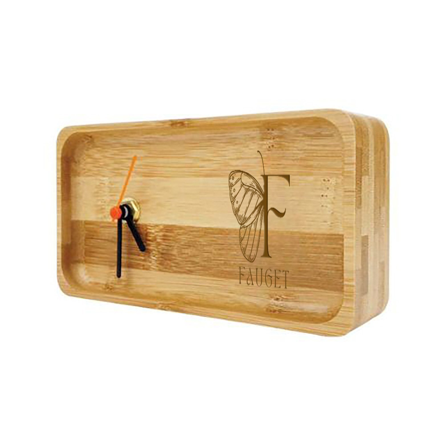 Eco-Friendly Bamboo Desk Clock
