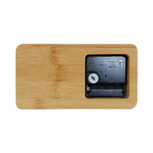 Eco-Friendly Bamboo Desk Clock