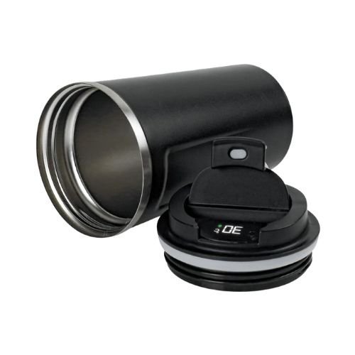 LED Temperature Display Black Tumbler