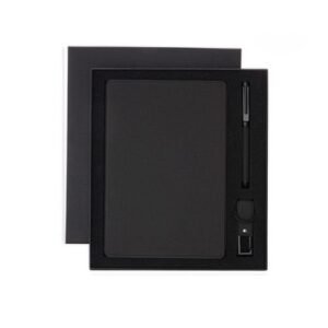 LENZEN Sustainable Corporate Gift Set with Notebook Pen USB Black | Corporate Gifts Dubai