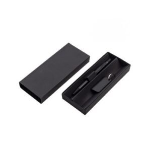 Recycled Aluminium Pen Keychain Gift Set Black | Corporate Gifts Dubai