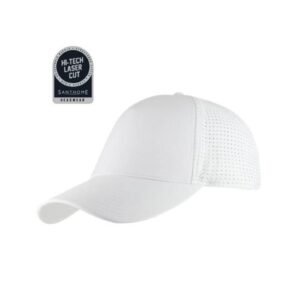 5 Panel DryNCool Sports Cap White | Corporate Gifts Dubai