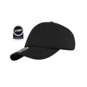 Textured 6-Panel Cap Black | Corporate Gifts Dubai
