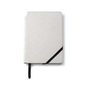 Classic Leatherette Journal White | Corporate Gifts Dubai