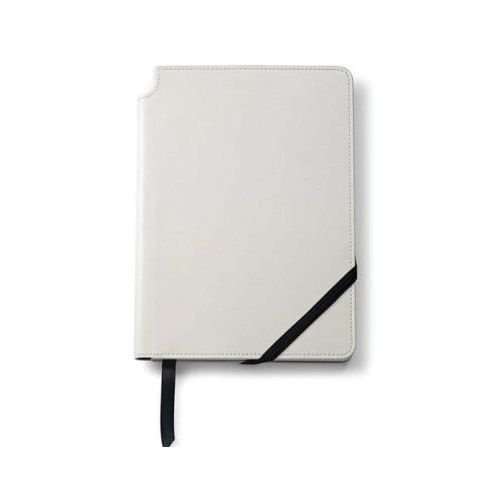 Classic Leatherette Journal White | Corporate Gifts Dubai
