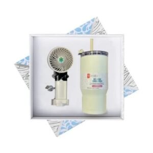 Handheld Fan & 700ml Tumbler Gift Set | Corporate Gifts Dubai