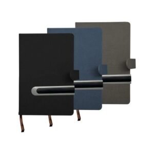 A5 Thick Notebook with Sliding Pen Slot | Corporate Gifts Dubai