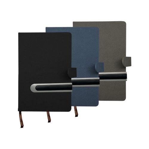 A5 Thick Notebook with Sliding Pen Slot | Corporate Gifts Dubai
